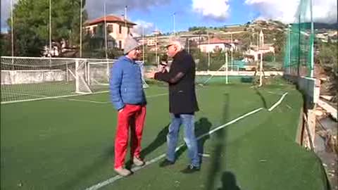 Post alluvione, campo da calcio inagibile a Riva Ligure