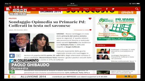 Primarie centro sinistra, sondaggio Opimedia nel savonese: Cofferati in testa