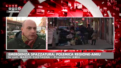 Emergenza rifiuti, dura replica di Amiu alla Regione