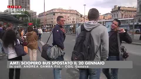 Sciopero di Amt a Genova rinviato di una settimana