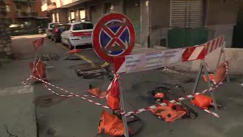 Post alluvione, la strada è una voragine a Vernazzola 