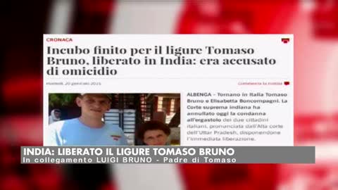 Tomaso Bruno libero dopo 5 anni, il padre: 