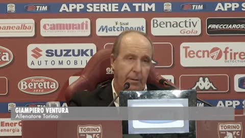 Ventura esulta dopo la gara con la Samp: 