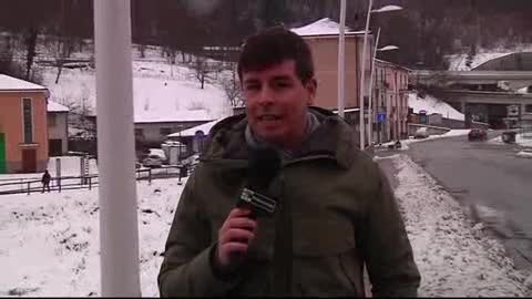 E' arrivata la neve a Millesimo ma la situazione è sotto controllo