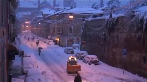 Maltempo, neve in Lombardia