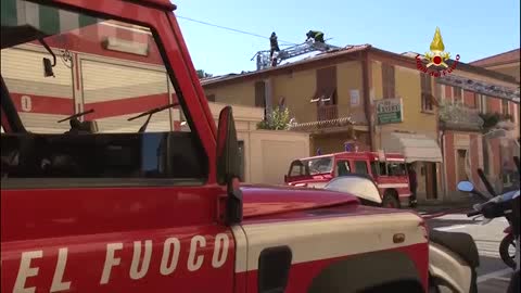 Incendio in una palazzina a Sestri Levante