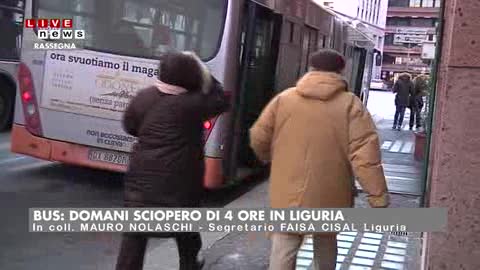 Trasporto pubblico, bus fermi 4 ore il 10 marzo