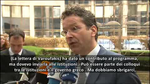 Dijsselbloem (Eurogruppo): 