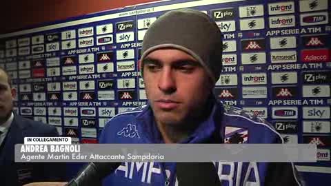 Eder nel mirino di Conte, l'agente del blucerchiato: 