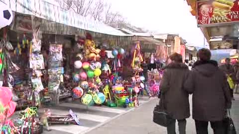 I preparativi per la kermesse della Fiera di San Giuseppe