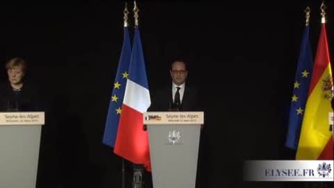 Schianto Germanwings: Hollande, Merkel e Rajoy uniti nel dolore