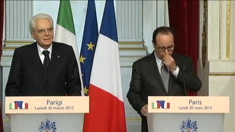 Mattarella a Parigi: 