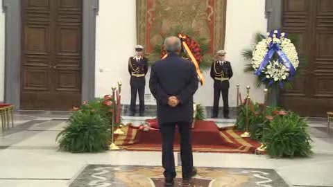 Camera ardente di Giovanni Berlinguer: il saluto di D'Alema, Fassina e Parisi