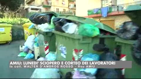 Niente raccolta dei rifiuti lunedì a Genova per lo sciopero Amiu