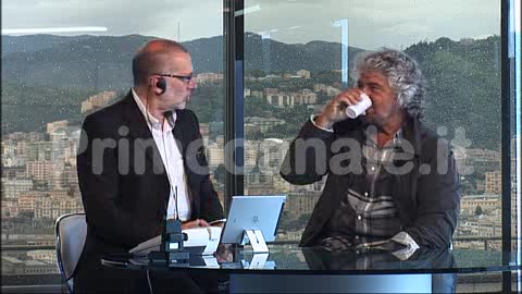 Beppe Grillo a Primocanale: 