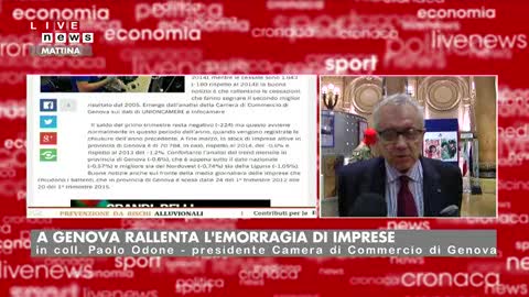 Nel primo trimestre 2015 rallenta l'emorragia di imprese a Genova