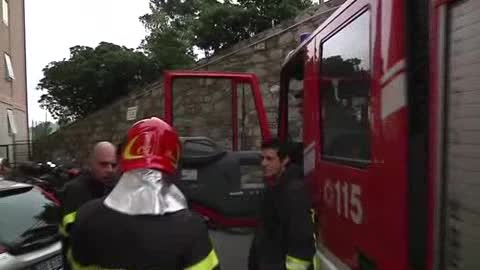 Brucia appartamento a Genova nella zona Oregina