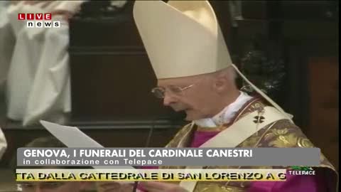 Canestri, il ricordo in San Lorenzo del Cardinal Bagnasco