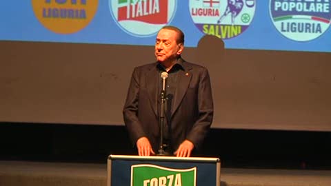 Berlusconi a Genova: 