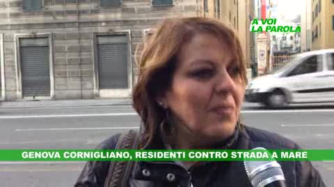 A VOI LA PAROLA - Genova Cornigliano, residenti contro strada a mare