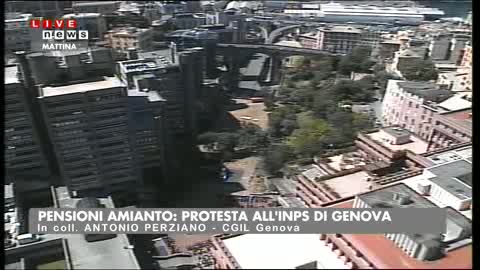 Amianto, lavoratori occupano la direzione Inps a Genova 