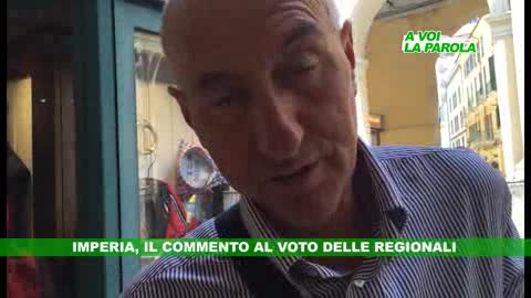 A VOI LA PAROLA - Imperia, il commento al voto delle Regionali