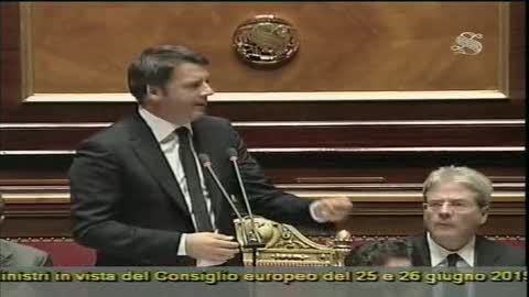 Renzi al Senato: 