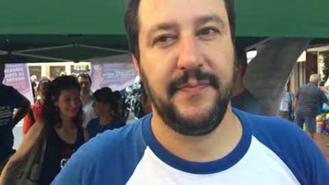 Salvini a Recco: 