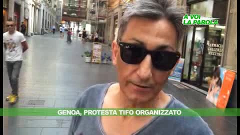 A VOI LA PAROLA - Genoa, protesta del tifo organizzato