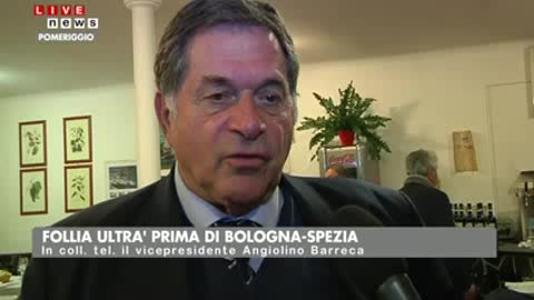 Scontri Bologna-Spezia, la condanna del vicepresidente aquilotto Barreca