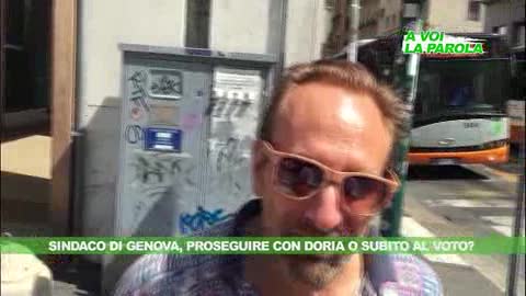 A VOI LA PAROLA - Sindaco di Genova, proseguire con Doria o subito al voto?