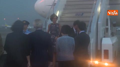 Renzi in Giappone, l'arrivo a Tokyo