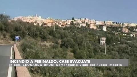 Incendio Perinaldo, il Comandante dei Vigili del Fuoco: 