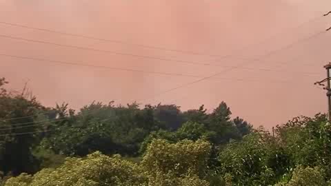 Disastro nell'imperiese, le immagini dell'incendio a Badalucco