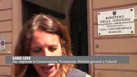 Cavo in visita al carcere: 