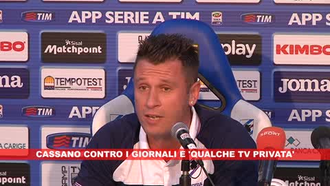 Cassano attacca i giornali e 'qualche tv privata'