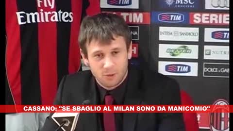 Le promesse di Cassano, dal Milan al Sampdoria-bis