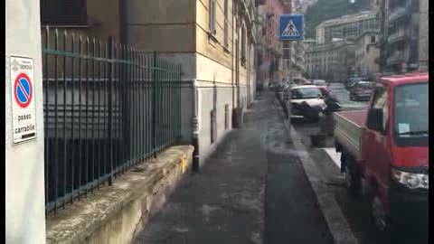 Maltempo, via Fereggiano: primi gravi problemi causati dall'acqua