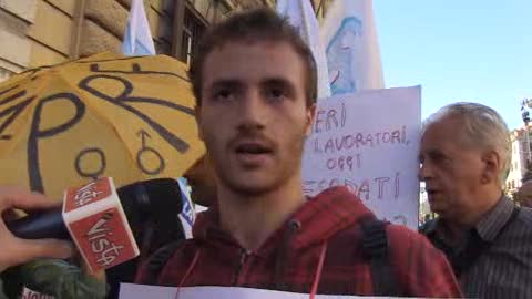Esodati, il 21enne che manifesta con loro: 