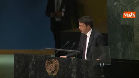 Renzi all'ONU: 