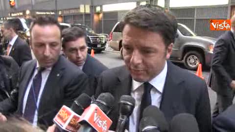Renzi a New York: 