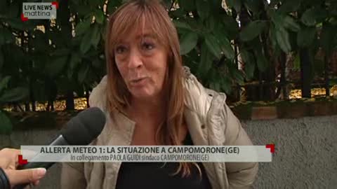 Maltempo, il sindaco di Campomorone: 