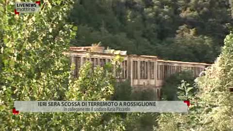 Scossa di magnitudo 3.2, il sindaco di Rossiglione: 