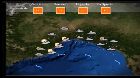 Le previsioni del tempo per martedì 13 ottobre