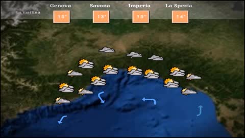 Le previsioni del tempo per giovedì 15 ottobre 2015