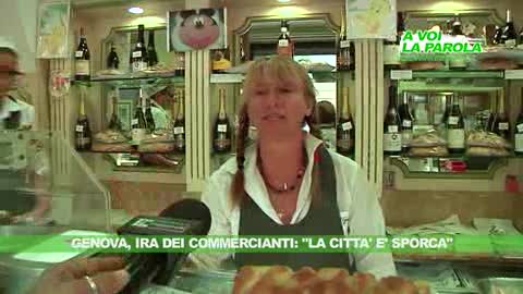 Genova, ira dei commercianti: 