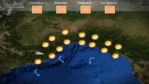 Le previsioni del tempo in Liguria per giovedì 15 e venerdì 16 ottobre