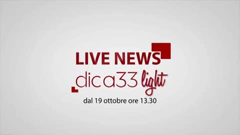 Da lunedì 19 ottobre riparte Dica 33 light, appuntamento alle 13.30