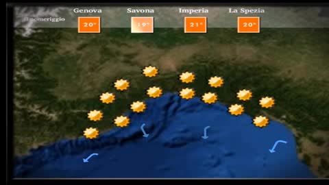 Le previsioni del tempo in Liguria per lunedì 19 ottobre 2015