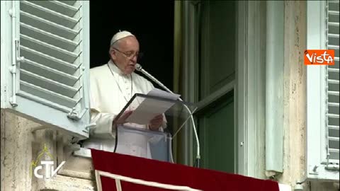 Il Papa durante l'Angelus: 